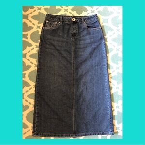 Cato Jean Maxi Skirt